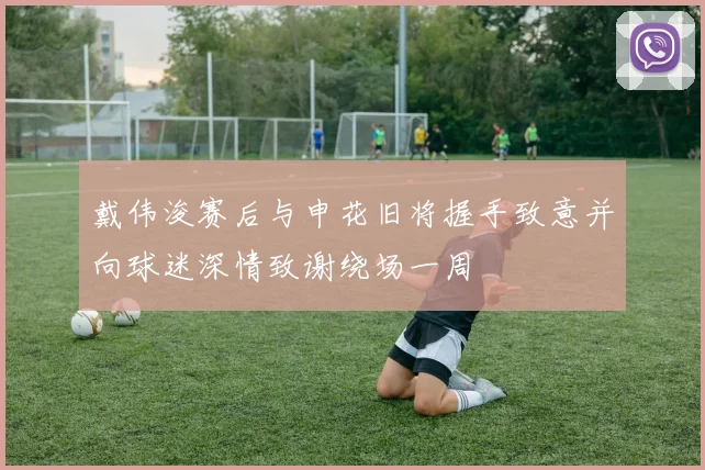 戴伟浚赛后与申花旧将握手致意并向球迷深情致谢绕场一周